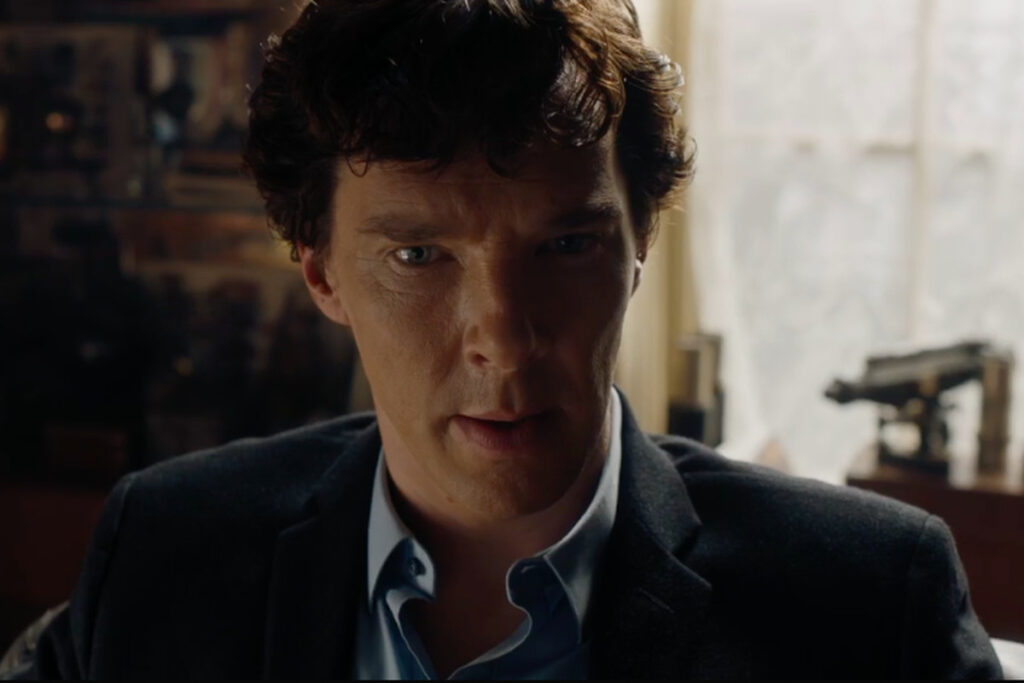 Benedict Cumberbatch as Sherlock Holmes in The Final Problem Episode - Adapted Sherlock Holmes Stories