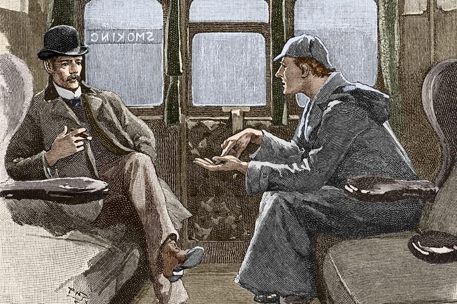 Sherlock Holmes and Dr John Watson in Victorian England